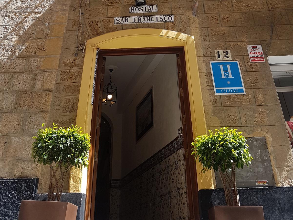 Hostal San Francisco Cádiz Buitenkant foto